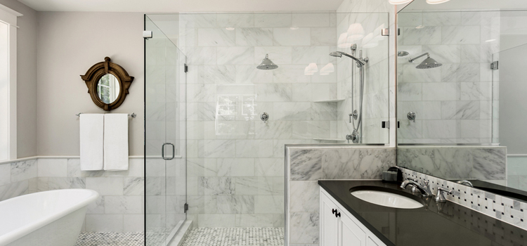 bathroom shower door installation in Lomita